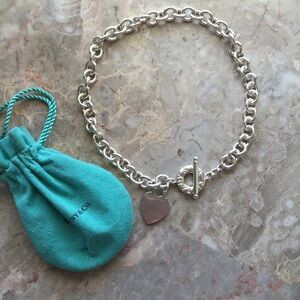 Tiffany & Co. Heart Toggle Necklace